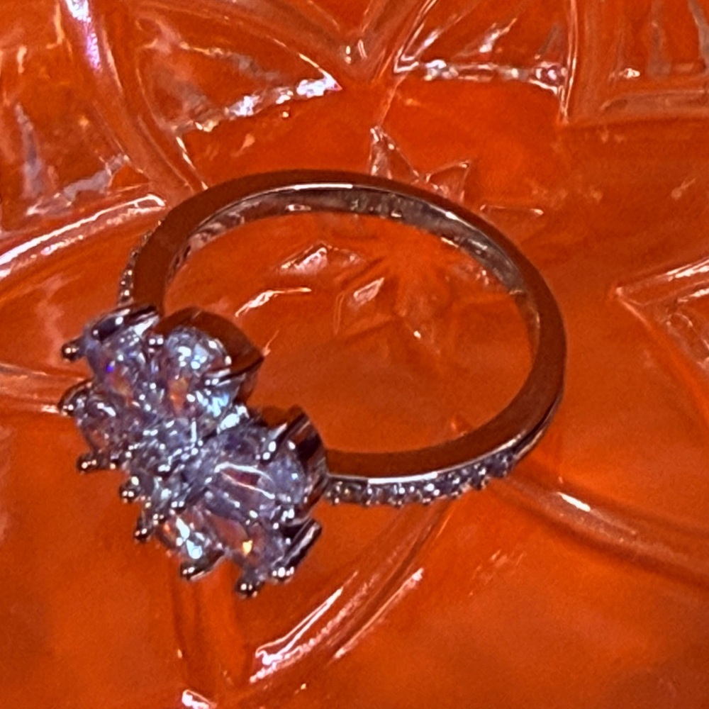 Silver Flower Ring - image 3